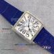 Perfect Replica Franck Muller Master Square Quartz Watch Blue Leather Band (2)_th.jpg